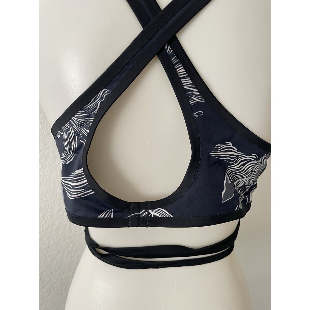 Athleta Swim Bikini Top Swimwear Multicolor Floral Wrap Fiore - Picture 6 of 9